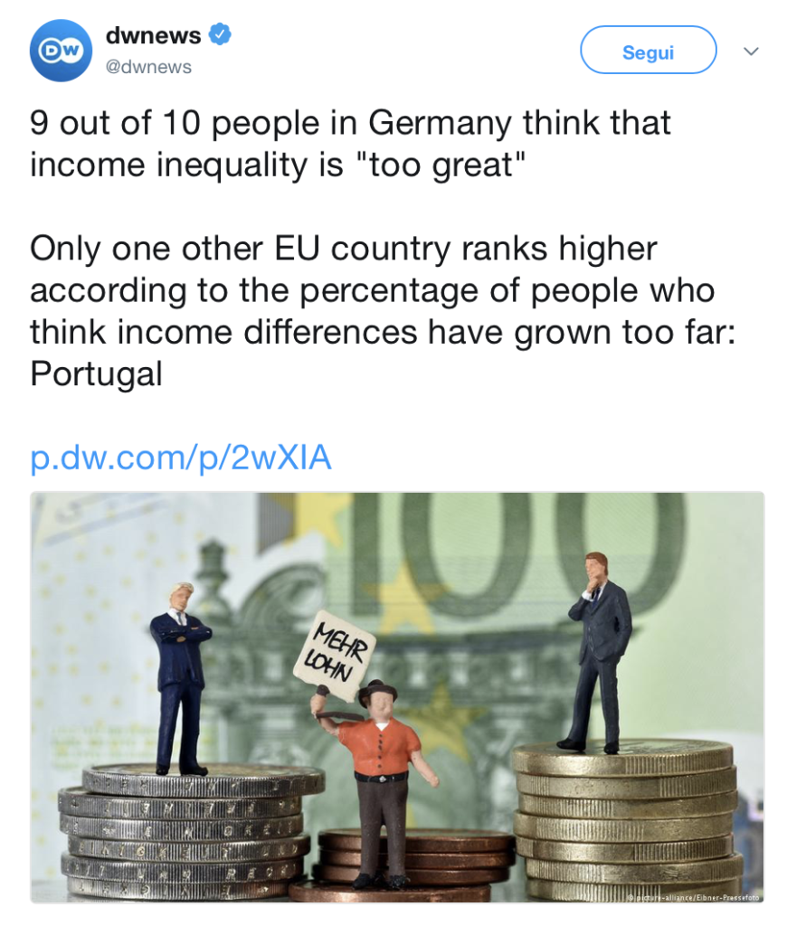 Secondo Eurobarometro: 