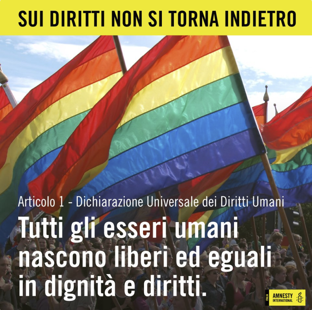 GOCCIA - Sui diritti non si torna indietro