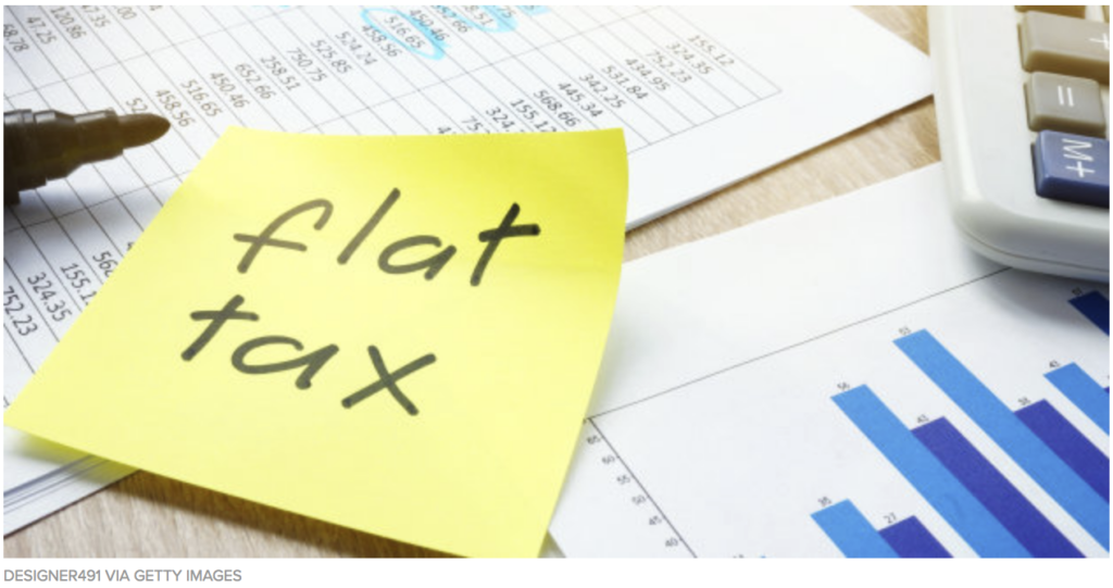 La flat tax? Si torna indietro (letteralmente) di cent’anni*