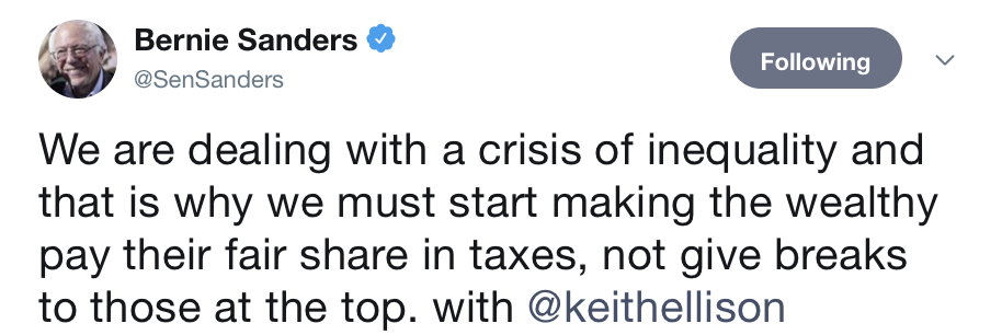 Stiamo affrontando una crisi della disuguaglianza e questo è il motivo per cui dobbiamo iniziare a far pagare ai ricchi la loro giusta quota di tasse e non concedere loro tregue (fiscali).