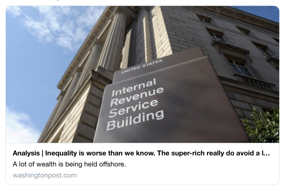 La disuguaglianza è peggiore di quanto pensassimo. I super-ricchi davvero evitano molte tasse.