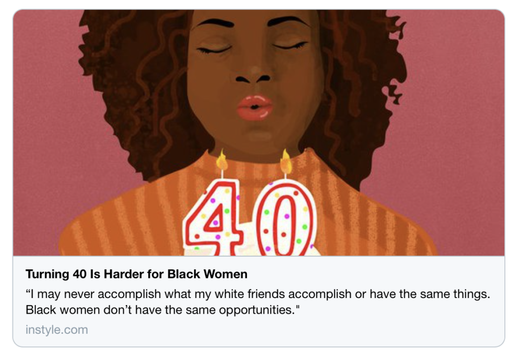 Nel 1979 le donne di colore guadagnavano solo il 6% in meno rispetto alle bianche, Nel 2016, le donne di colore guadagnano 79 centesimi per ogni dollaro guadagnato da quelle bianche.