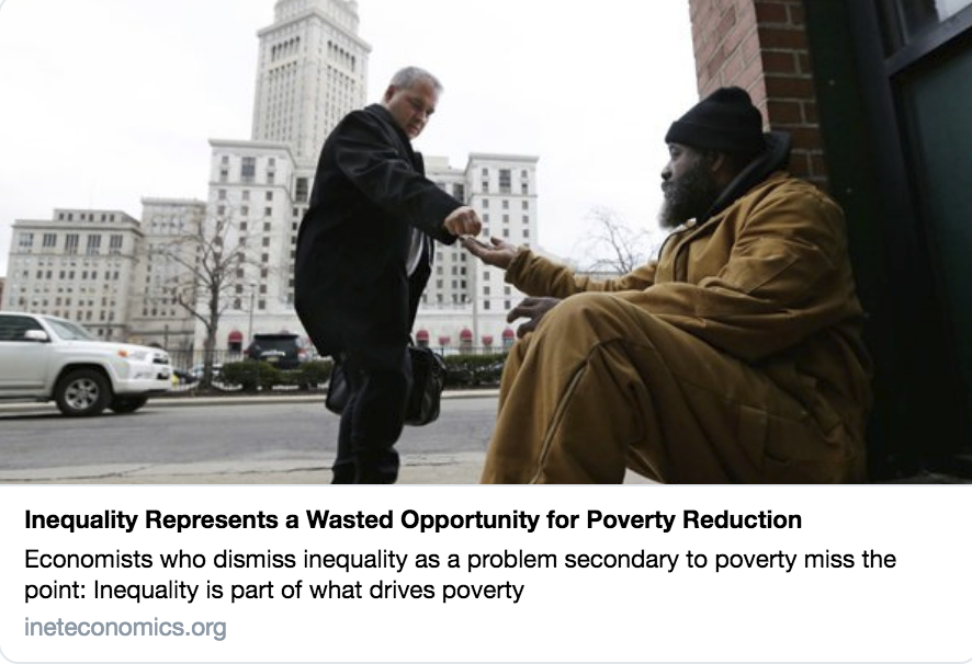 Se la povertà sta calando, a chi importa cosa succede alla disuguaglianza? Ottimo post di Paul Segal