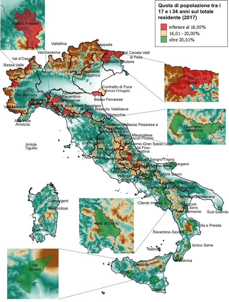 I giovani e i progetti nelle aree interne