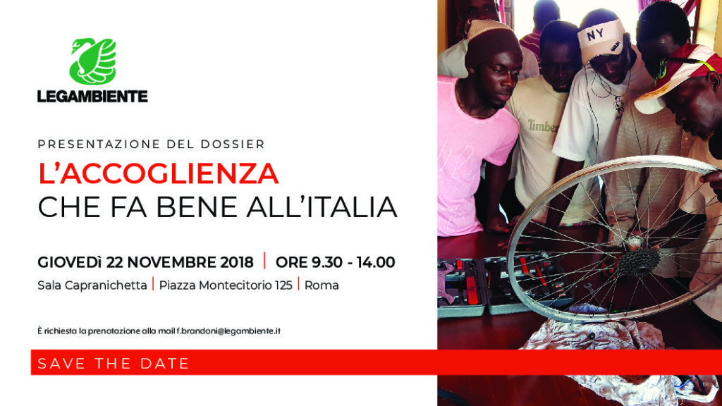 Presentazione del dossier a cura di Legambiente alla Sala Capranichetta di Palazzo Montecitorio a Roma il 22 novembre 2018.