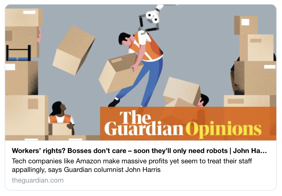 Diritti dei lavoratori? Ai capi non importano - presto l’unica cosa di cui avranno bisogno saranno i robot