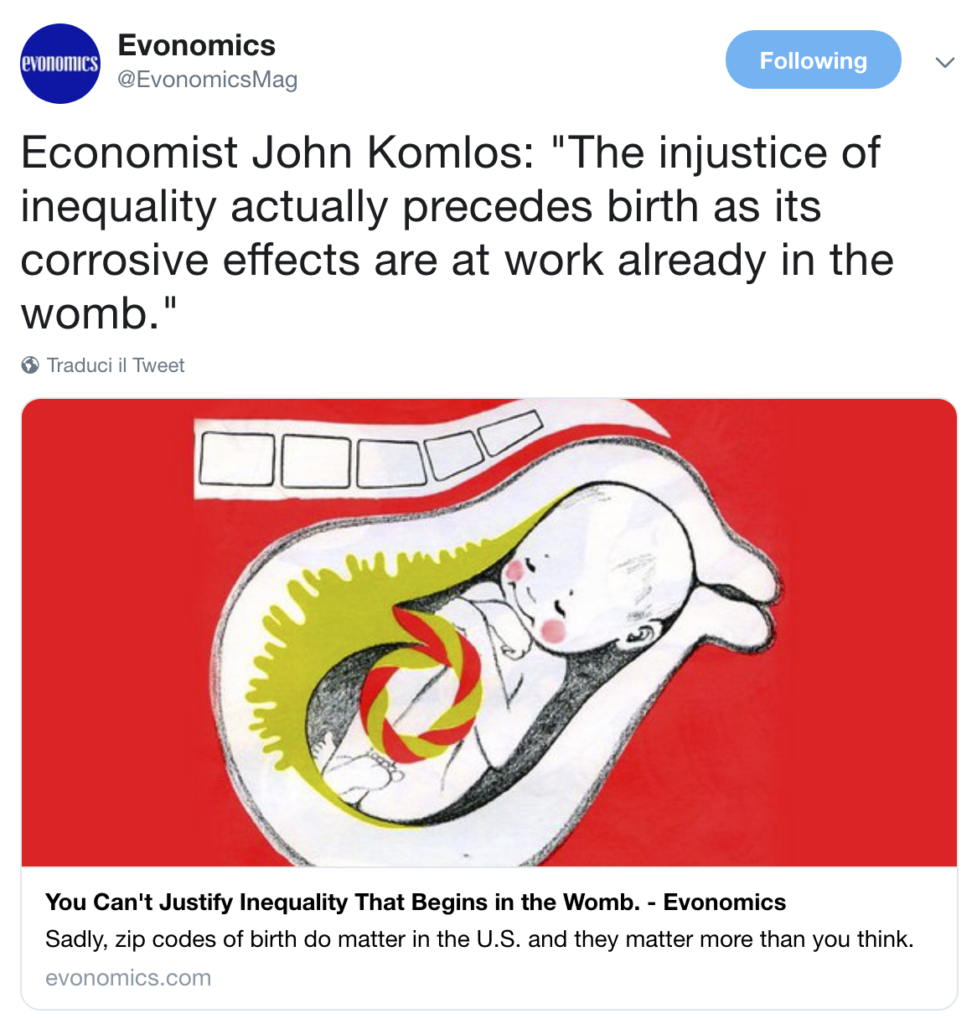 L'economista John Komlos: 