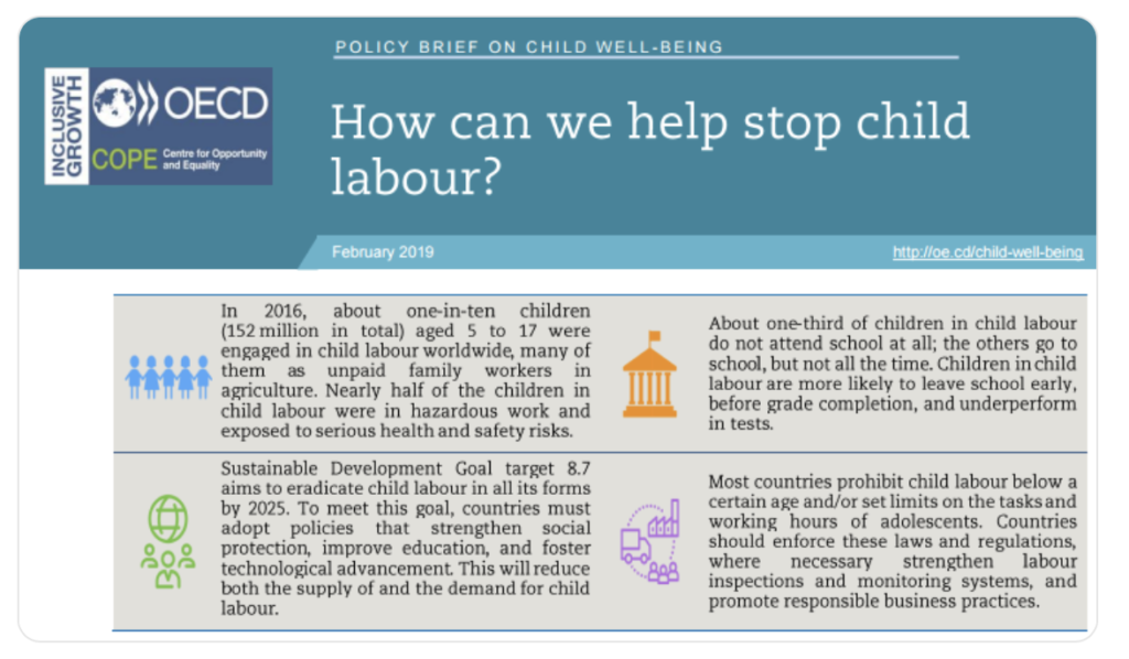 Circa 152 milioni di bambini sono stati coinvolti nel lavoro minorile in tutto il mondo nel 2016, e quasi la metà di loro in lavori pericolosi ed esposti a gravi rischi per la salute. Come possiamo contribuire a fermare questo?