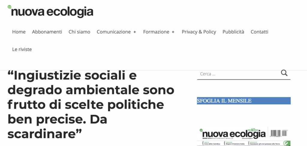 La Nuova Ecologia - Marzo 2019
