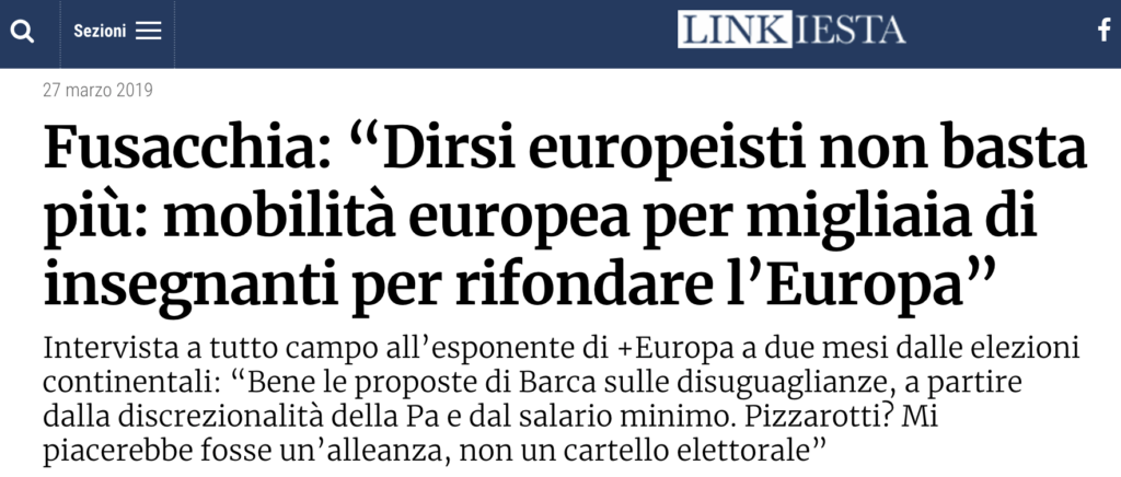 Linkiesta - 27 Marzo 2019