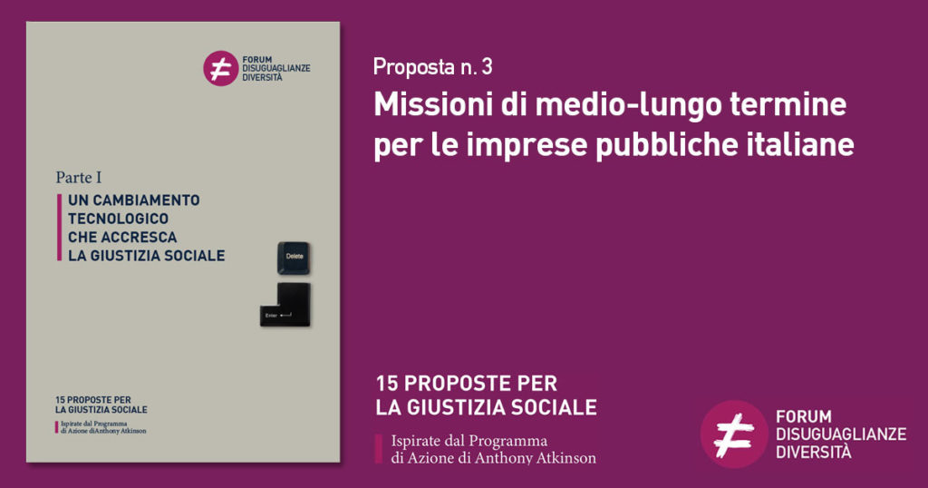 Proposta n. 3 Missioni di medio-lungo termine per le imprese pubbliche italiane