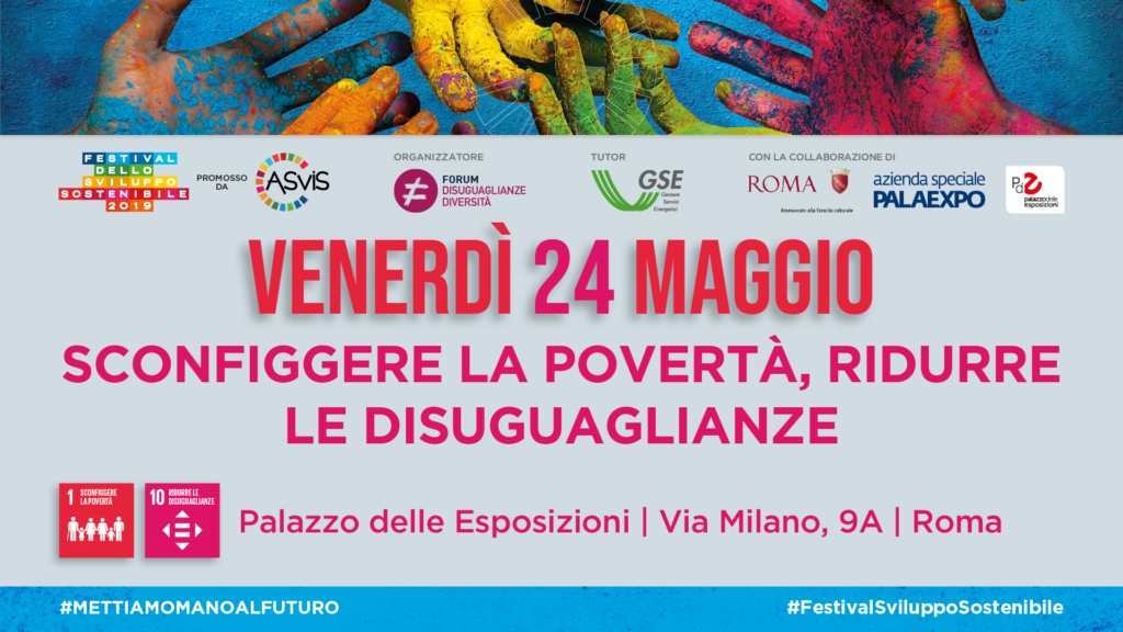 Un convegno sulle politiche redistributive e pre-distributive per sconfiggere la povertà e ridurre le disuguaglianze nell'ambito del Festival ASviS 2019.
