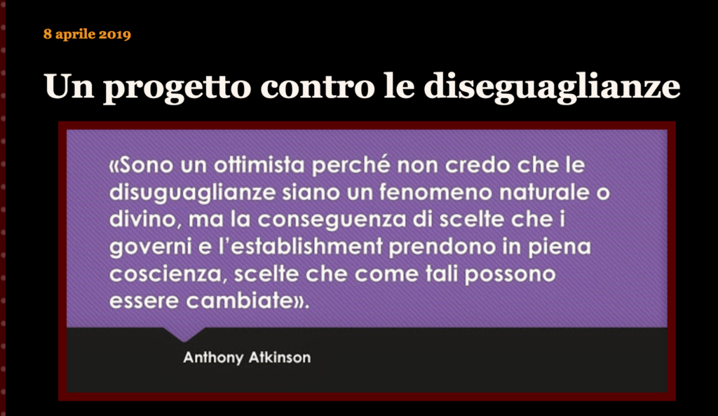 Le cose come sono - 8 Aprile 2019