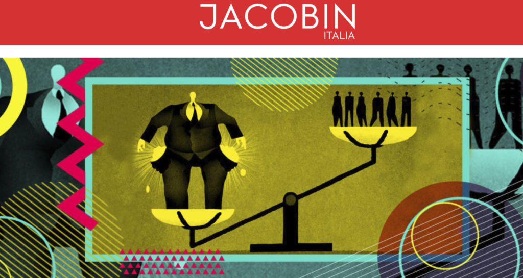 Qualsiasi esecutivo avremo di fronte nei prossimi mesi il tema del carico fiscale rimarrà centrale. Il cambiamento sociale dipende dalla distribuzione della ricchezza: le tasse vanno diminuite ai lavoratori e aumentate ai più ricchi. Un pezzo di Salvatore Morelli, economista e membro del ForumDD pubblicata su Jacobin il 20 agosto 2019. 