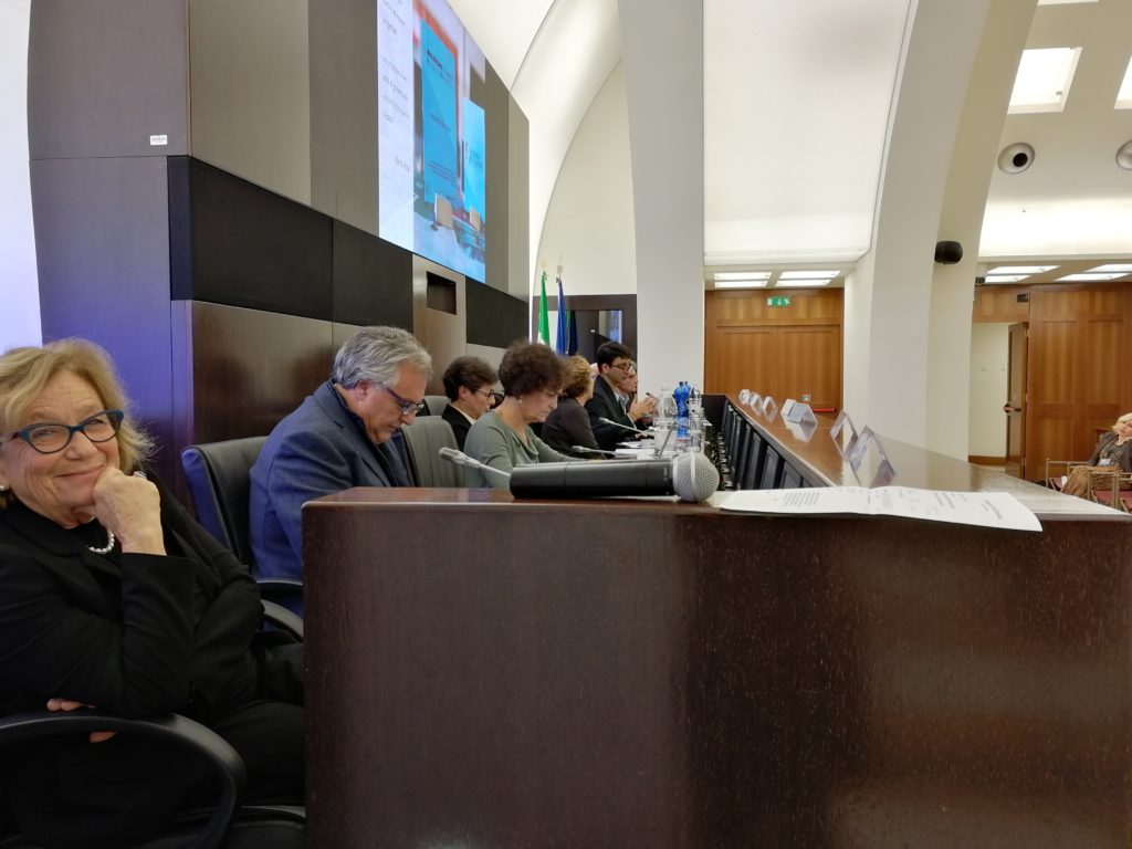 Maria Grazia Cogliati Dezza, già Coordinatrice Sociosanitaria di ASUITS, ha presentato il progetto delle Micro-Aree di Trieste, all'evento 