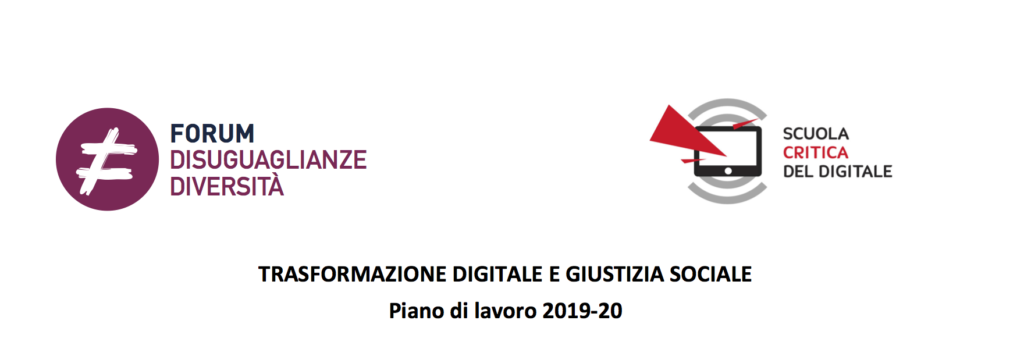 Il riequilibrio del processo di trasformazione digitale a favore della giustizia sociale è parte indispensabile di un’azione collettiva e pubblica che aggredisca le attuali disuguaglianze e miri a trasformare la rabbia che hanno prodotto in una stagione di emancipazione sociale.