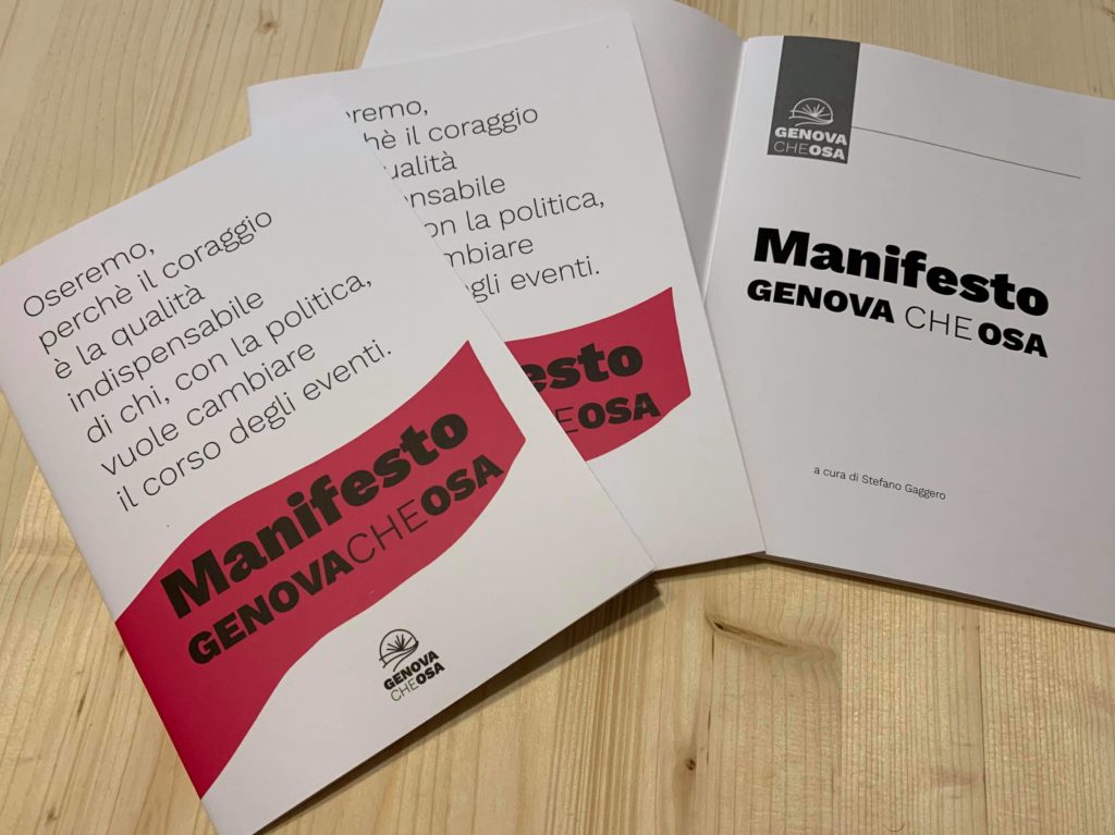 Il manifesto di Genova che osa nasce come un contributo alla formazione di una nuova cultura, che, sempre con Gramsci, è resa tanto possibile quanto necessaria dalla crisi.