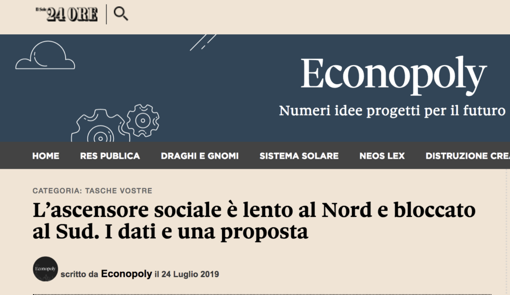 Demetrio Guzzardi - Econopoly de Il Sole 24 Ore - 24 Luglio 2019