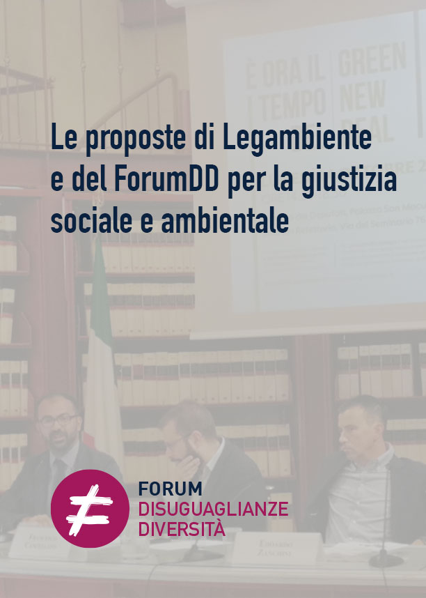 Le proposte di Legambiente e del ForumDD per la giustizia sociale e ambientale