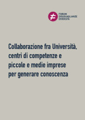 Collaborazione fra Università, centri di competenze e piccole e medie imprese per generare conoscenza