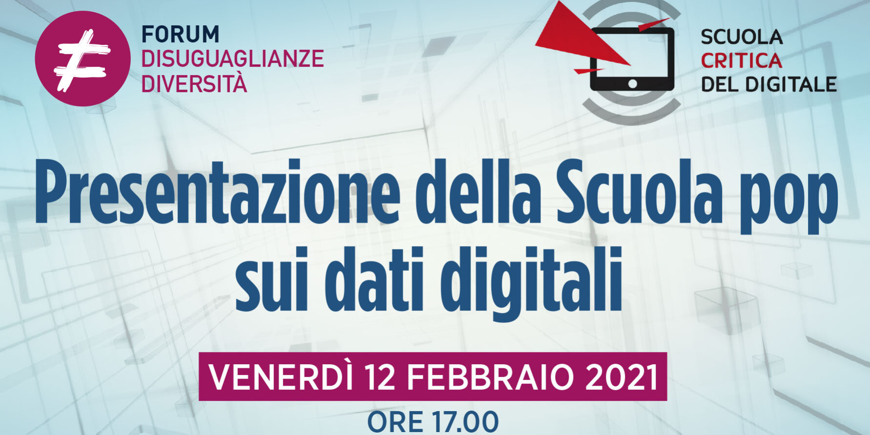 Scuola pop sui dati digitali