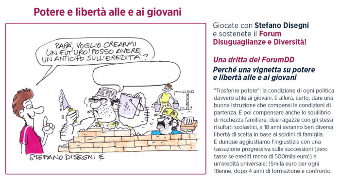 Come contribuire? Dona e invia la tua battuta (quarta vignetta)