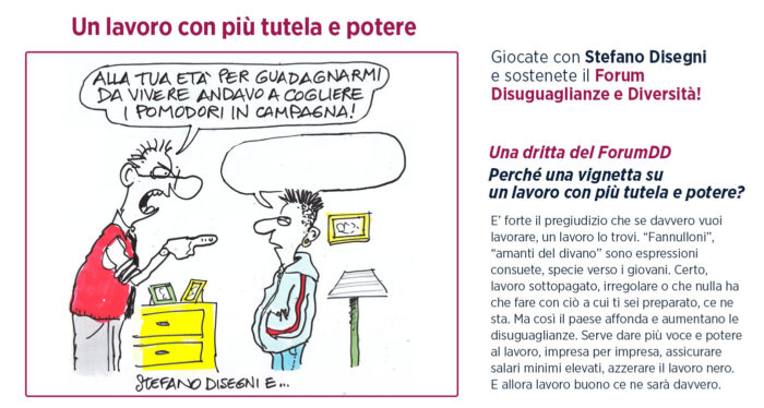 Come contribuire? Dona e invia la tua battuta (terza vignetta)