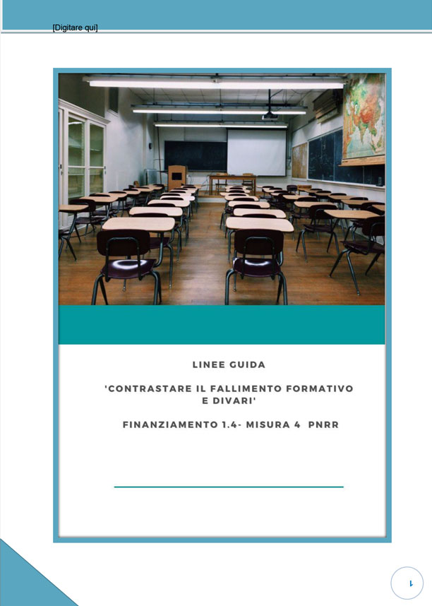 copertina-Linee-Guida-Contrastare-il-fallimento-formativo-e-divari.-Finanziamento-1.4-–-Misura-4-PNRR-1 “Contrastare il fallimento formativo e divari. Finanziamento 1.4 – Misura 4 PNRR”