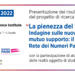La pienezza del vuoto. Indagine sulle nuove forme di mutuo supporto: il caso della Rete dei Numeri Pari