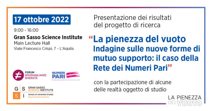La pienezza del vuoto. Indagine sulle nuove forme di mutuo supporto: il caso della Rete dei Numeri Pari