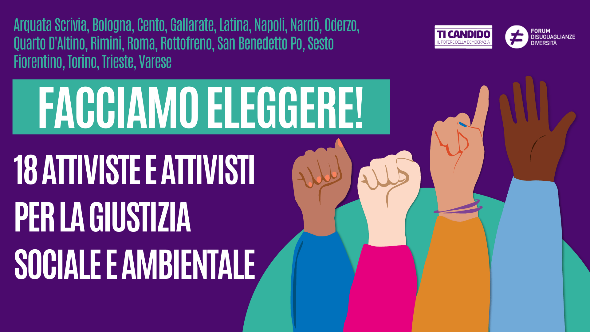 Luoghi Facciamo eleggere 2021