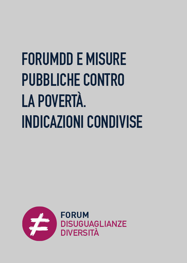 ForumDD e misure pubbliche contro la povertà. Indicazioni condivise