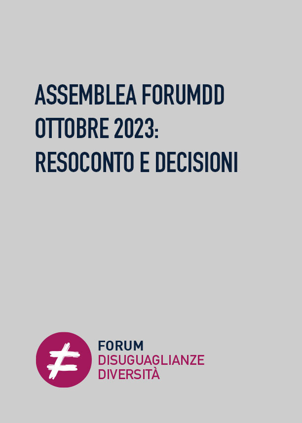 Assemblea ForumDD ottobre 2023