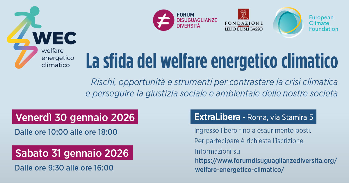 tappo-La sfida del welfare energetico climatico
